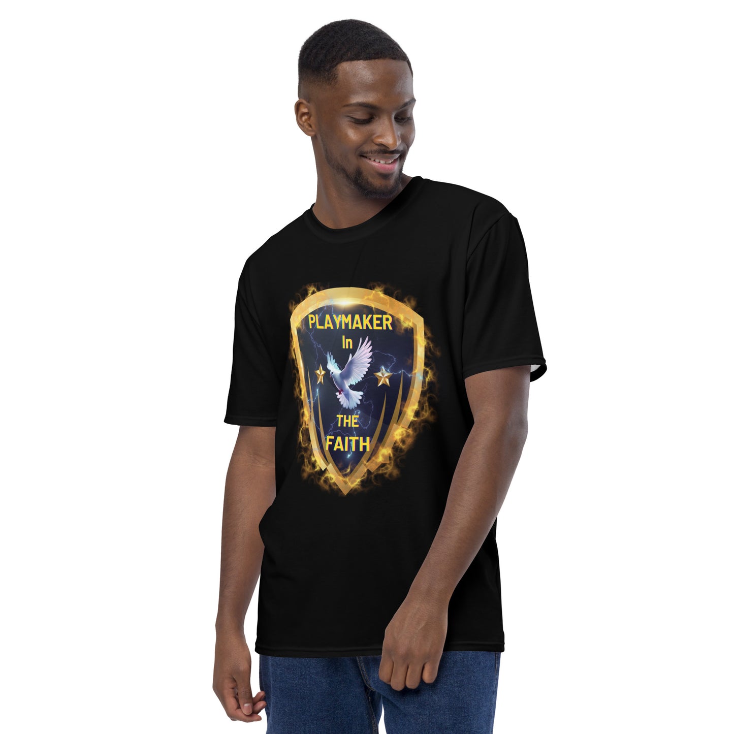 Black "Always Pray" Scripture Men's t-shirt