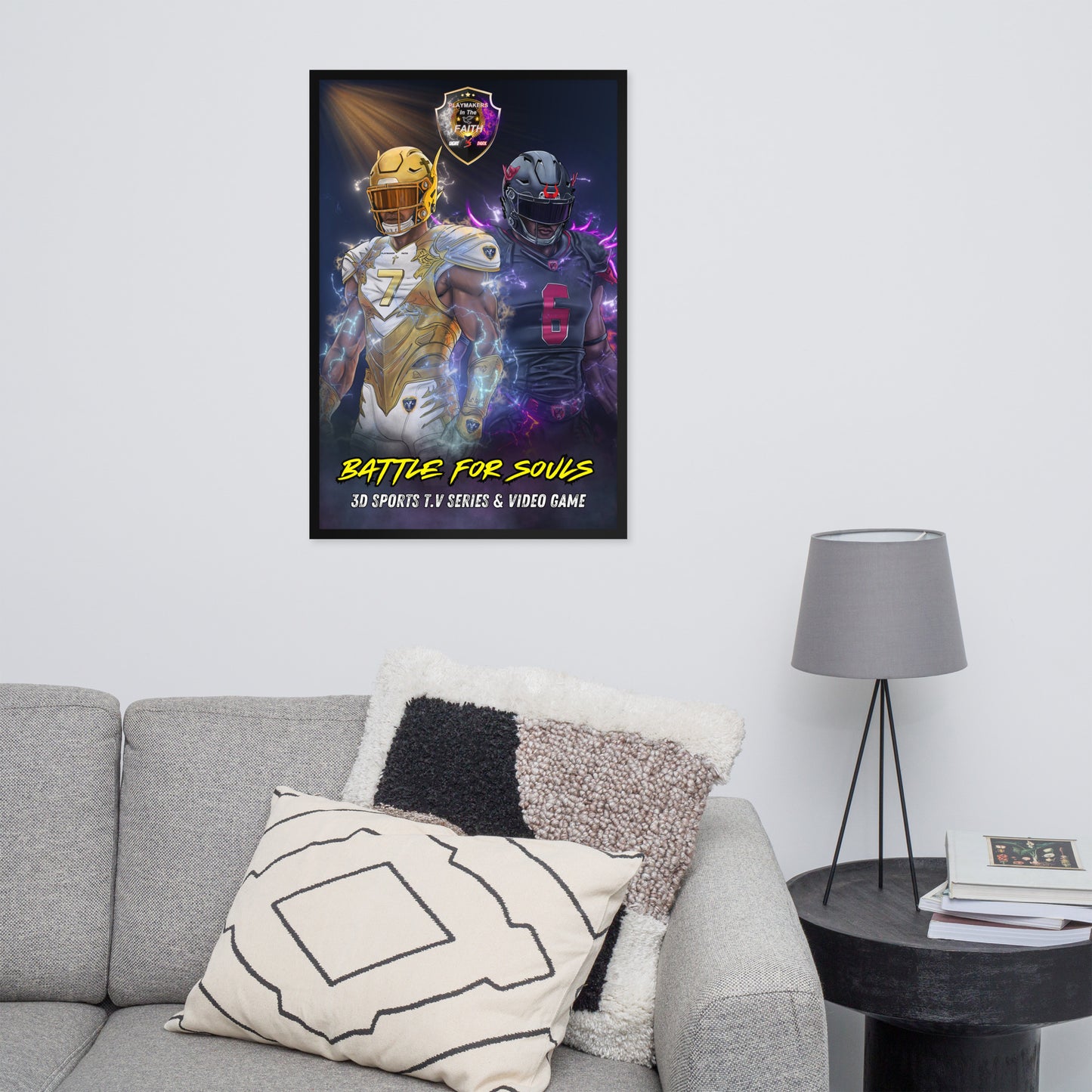 3D Sports TV Series & Video Game Framed poster