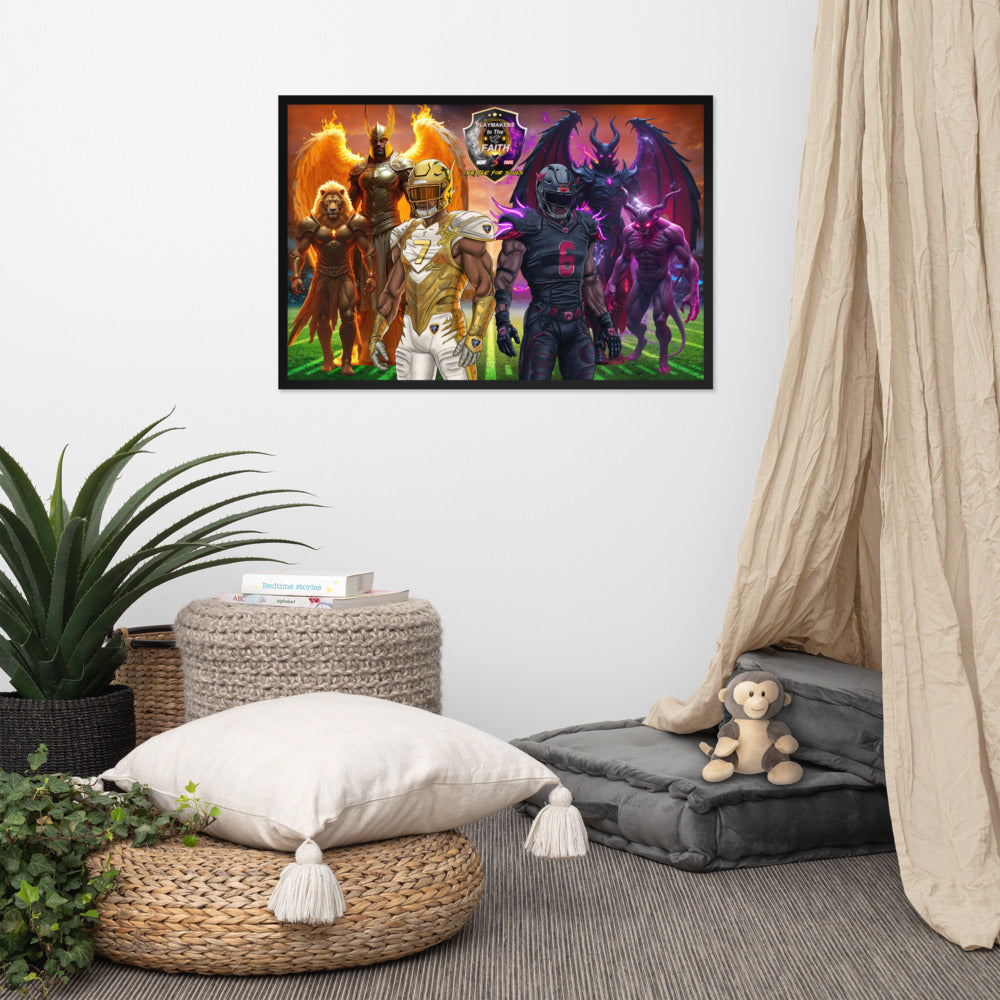 The Ultimate Battle For Souls Level 3 Framed poster