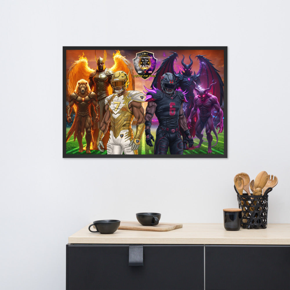 The Ultimate Battle For Souls Level 3 Framed poster