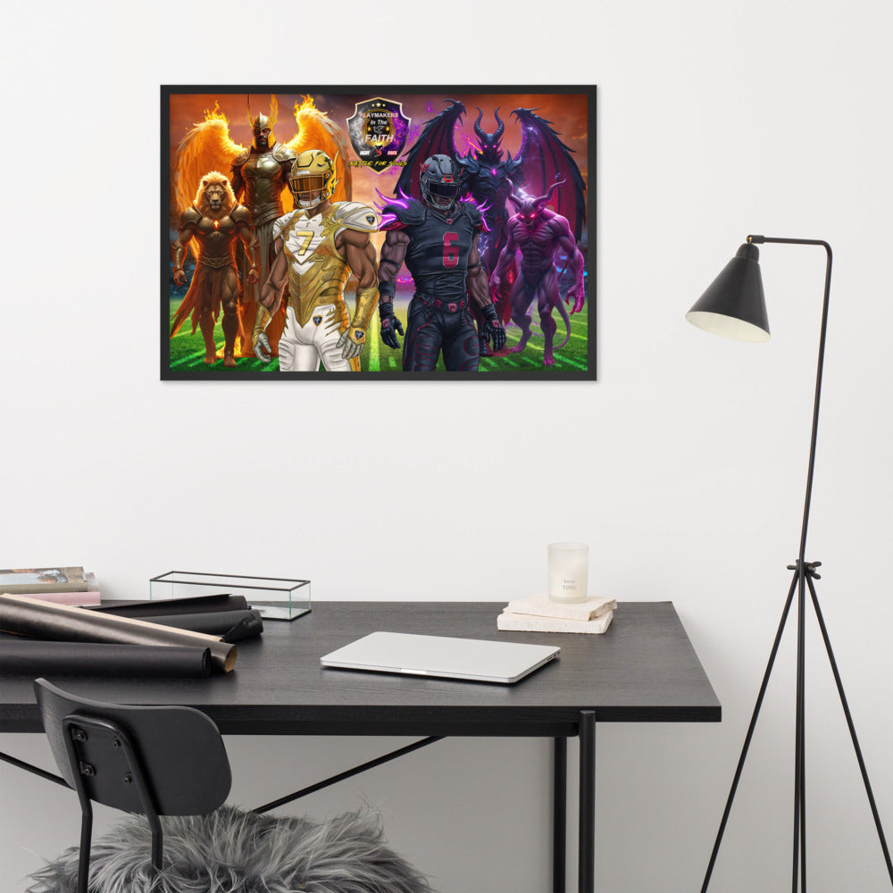 The Ultimate Battle For Souls Level 3 Framed poster