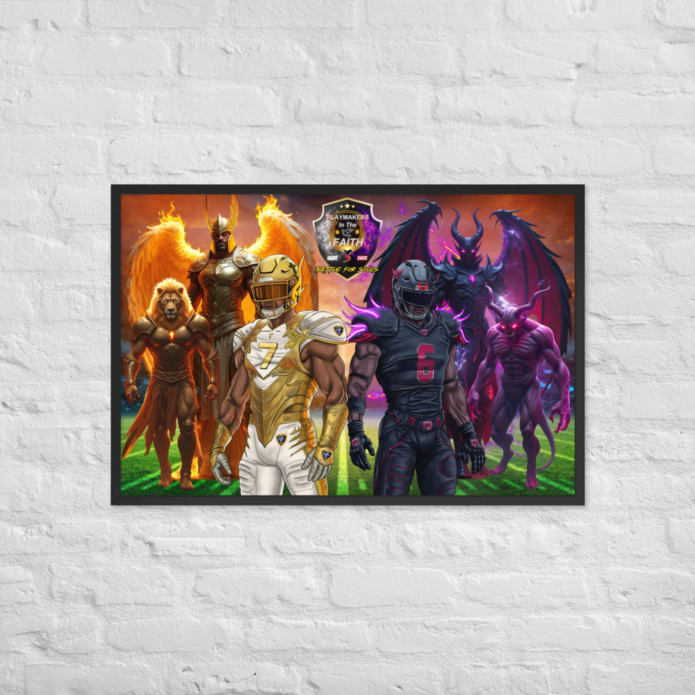 The Ultimate Battle For Souls Level 3 Framed poster