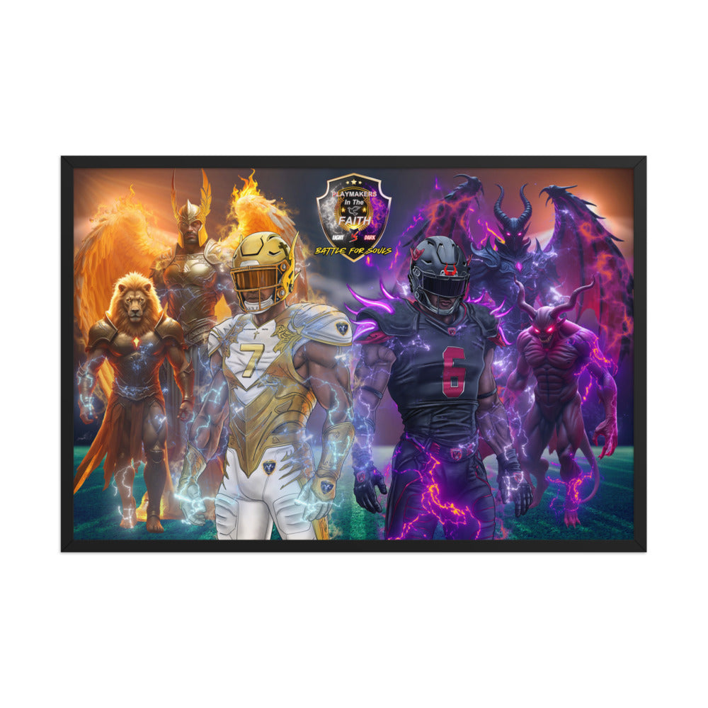 The Ultimate Battle For Souls Level 4 Framed poster