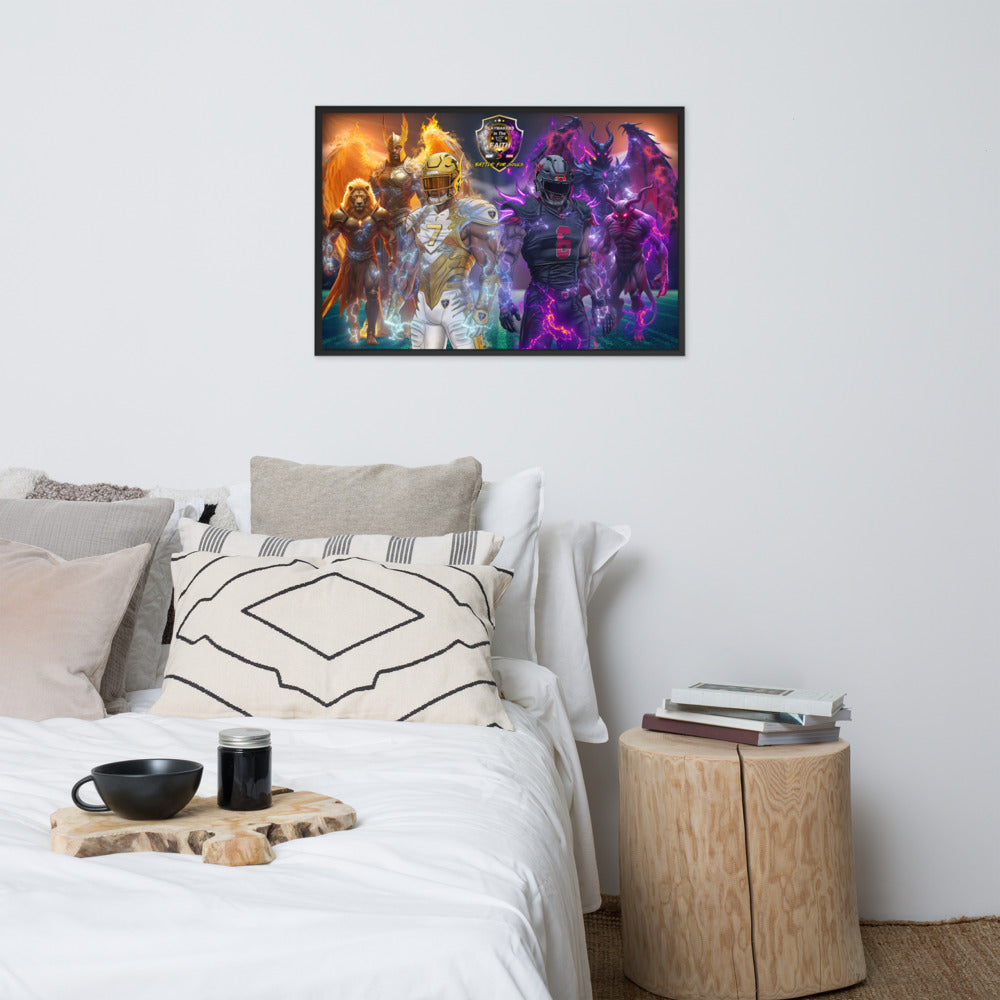 The Ultimate Battle For Souls Level 4 Framed poster