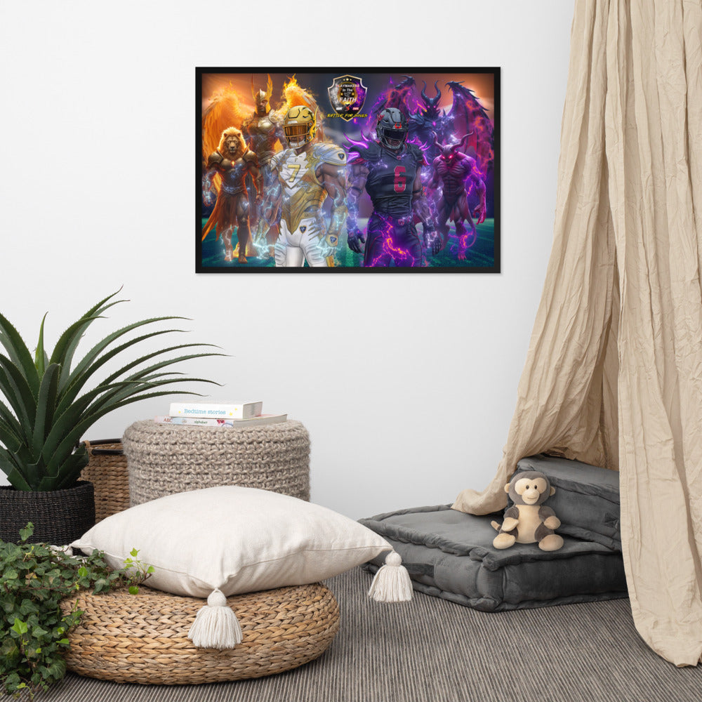 The Ultimate Battle For Souls Level 4 Framed poster