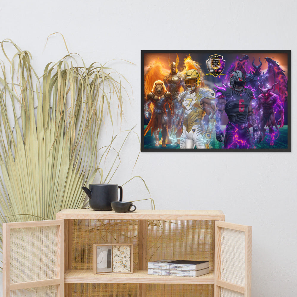 The Ultimate Battle For Souls Level 4 Framed poster