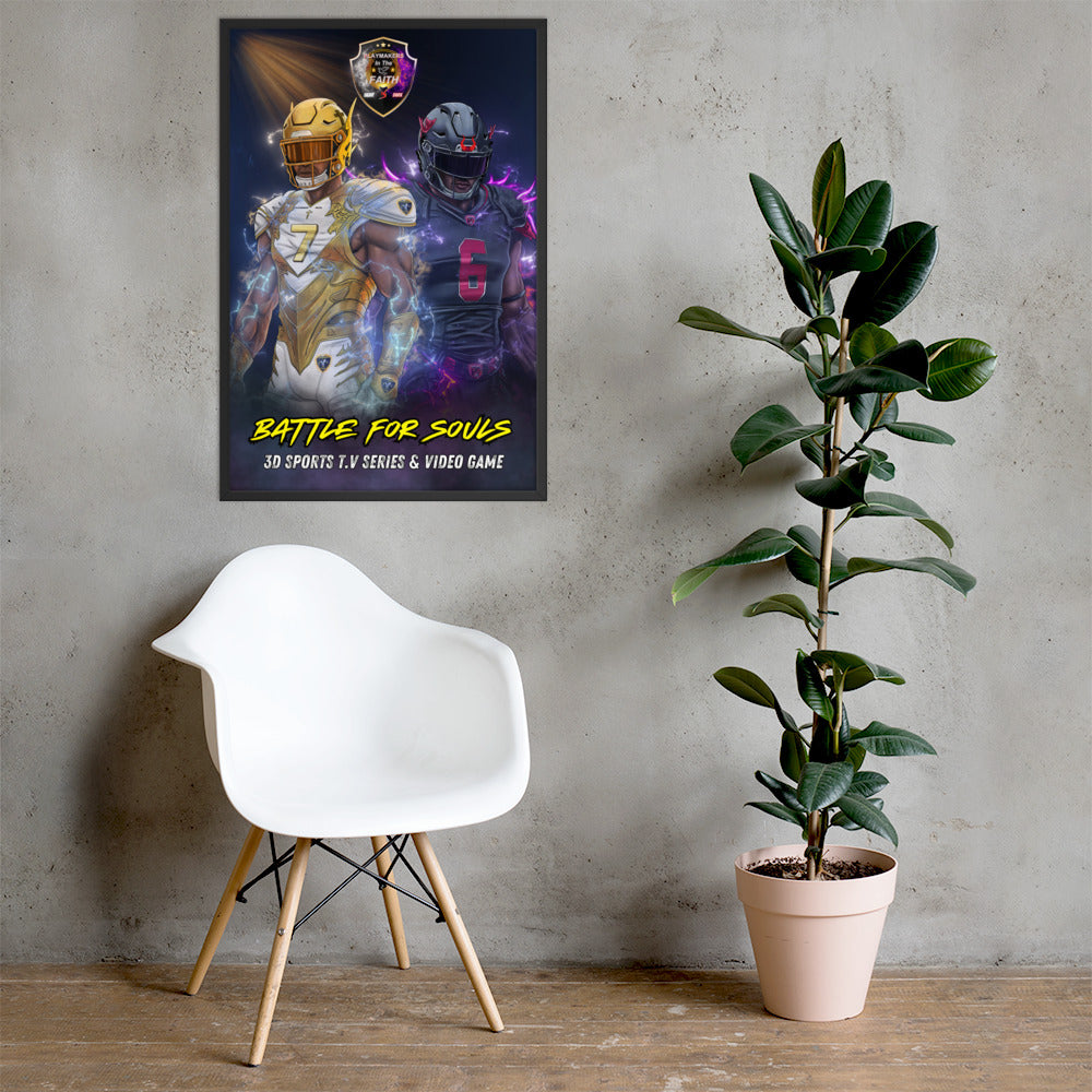3D Sports TV Series & Video Game Framed poster