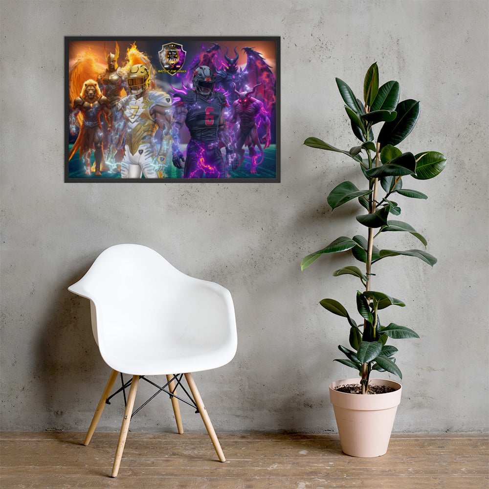 The Ultimate Battle For Souls Level 4 Framed poster