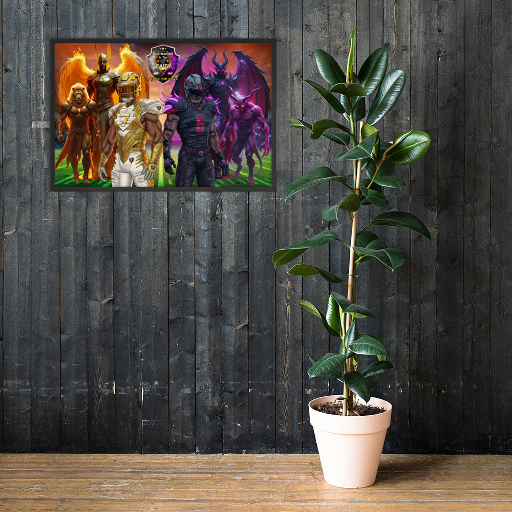The Ultimate Battle For Souls Level 3 Framed poster