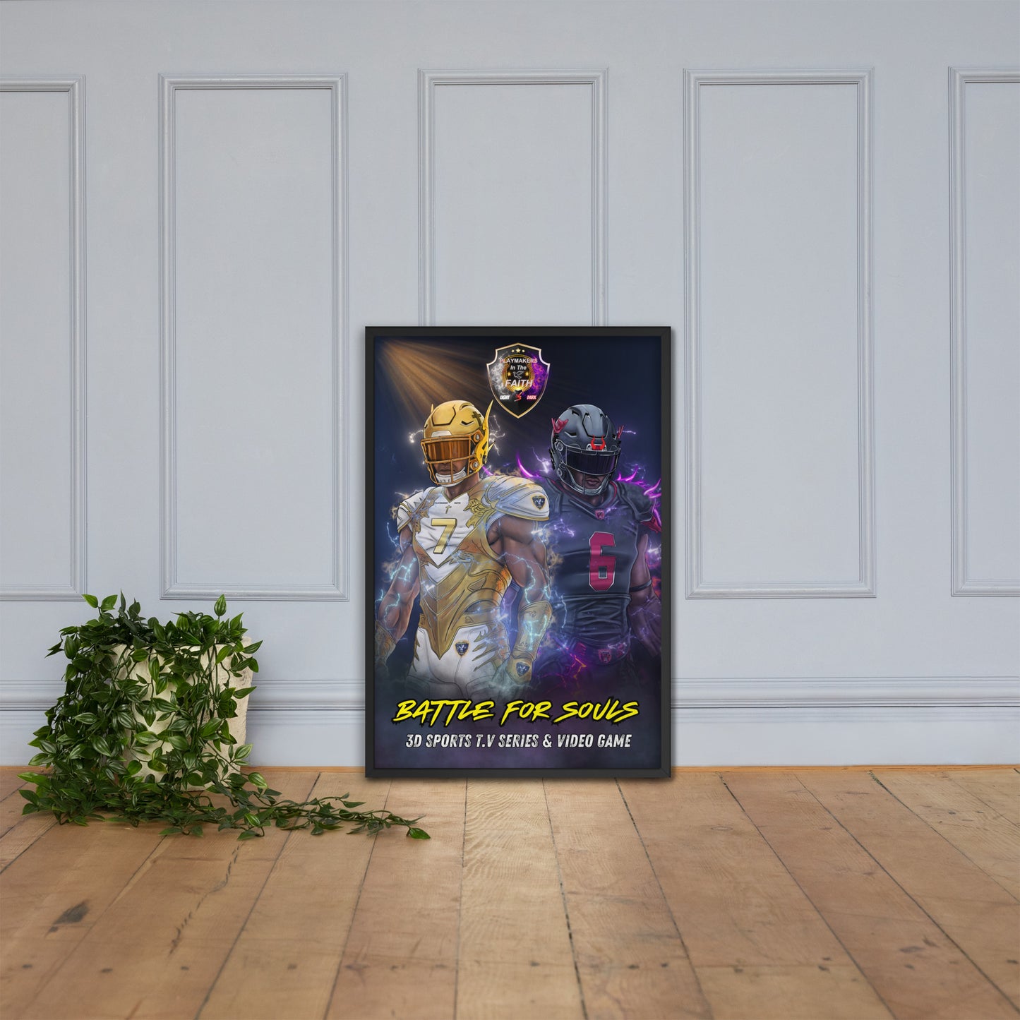 3D Sports TV Series & Video Game Framed poster