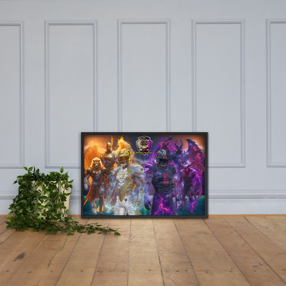 The Ultimate Battle For Souls Level 4 Framed poster