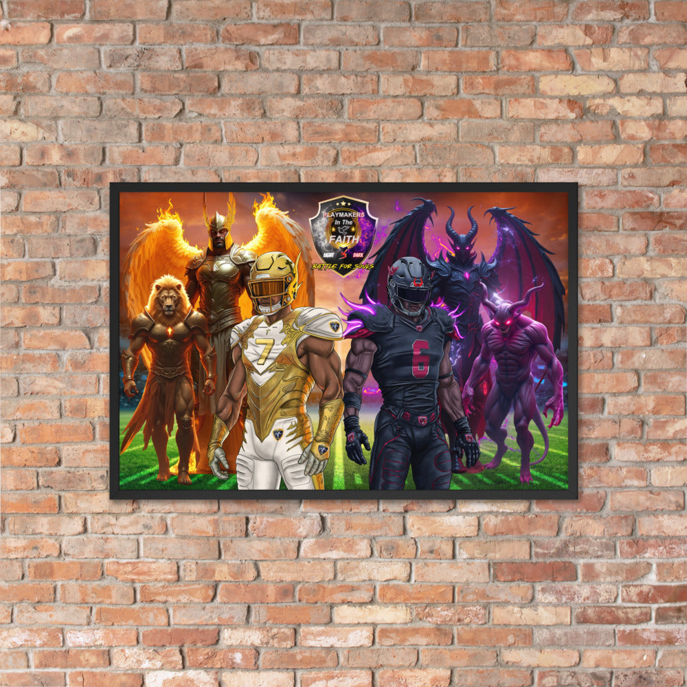 The Ultimate Battle For Souls Level 3 Framed poster