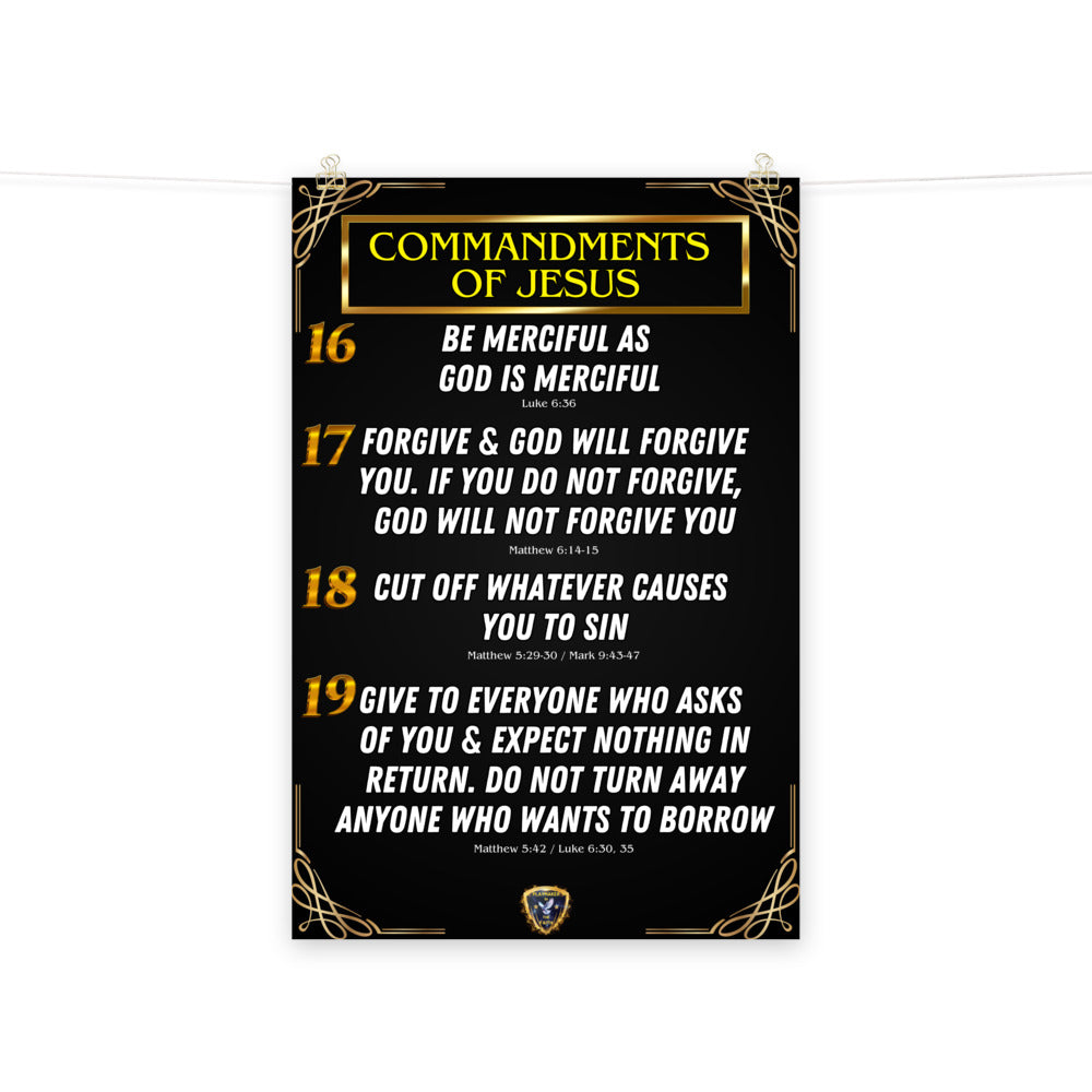 Commandments of Jesus Part 4 Poster