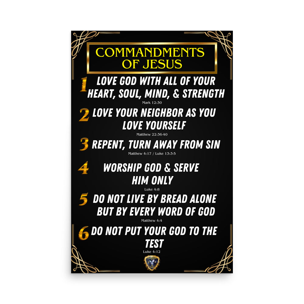 Commandments of Jesus Part 1 Poster