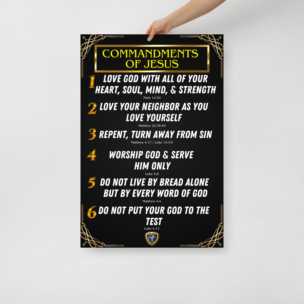 Commandments of Jesus Part 1 Poster
