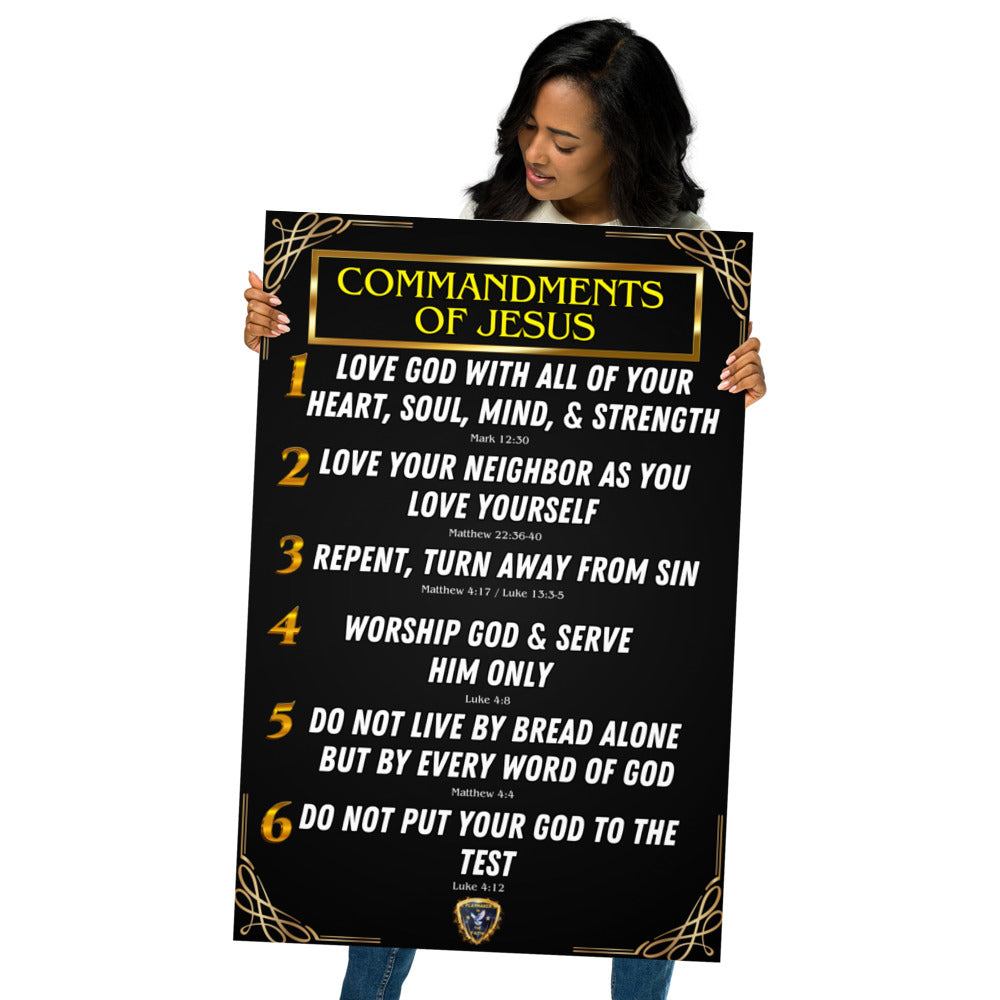 Commandments of Jesus Part 1 Poster