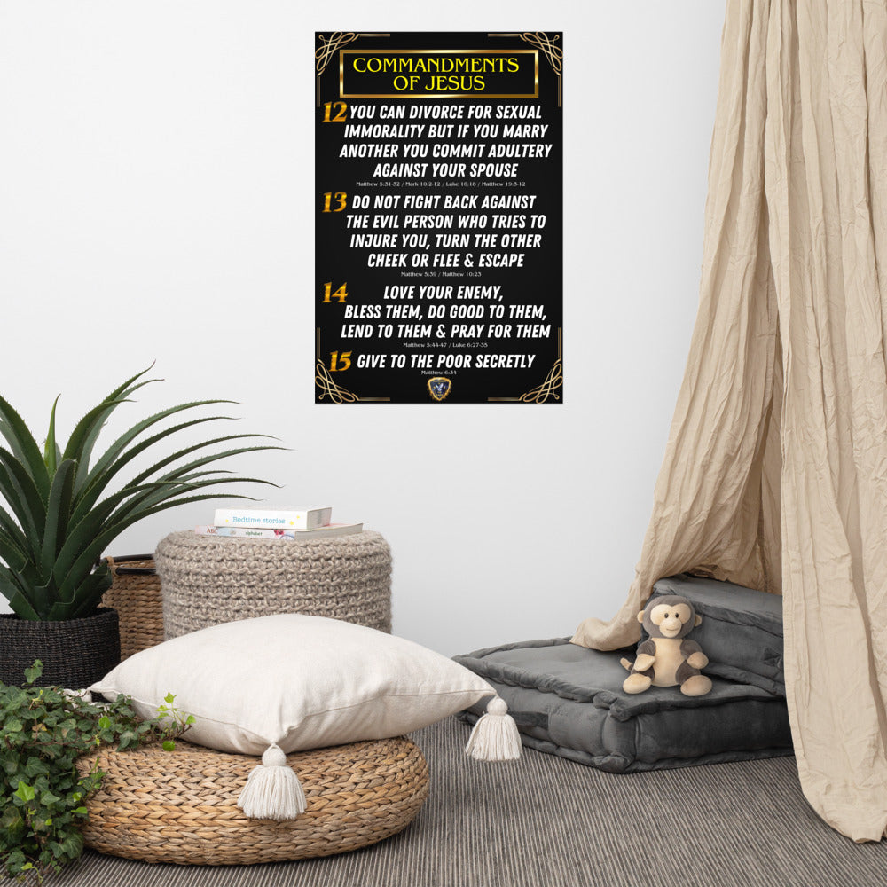 Commandments of Jesus Part 3 Poster