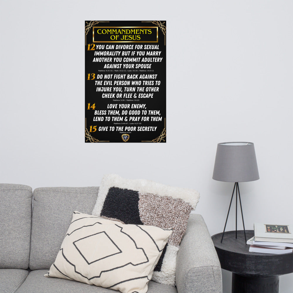 Commandments of Jesus Part 3 Poster