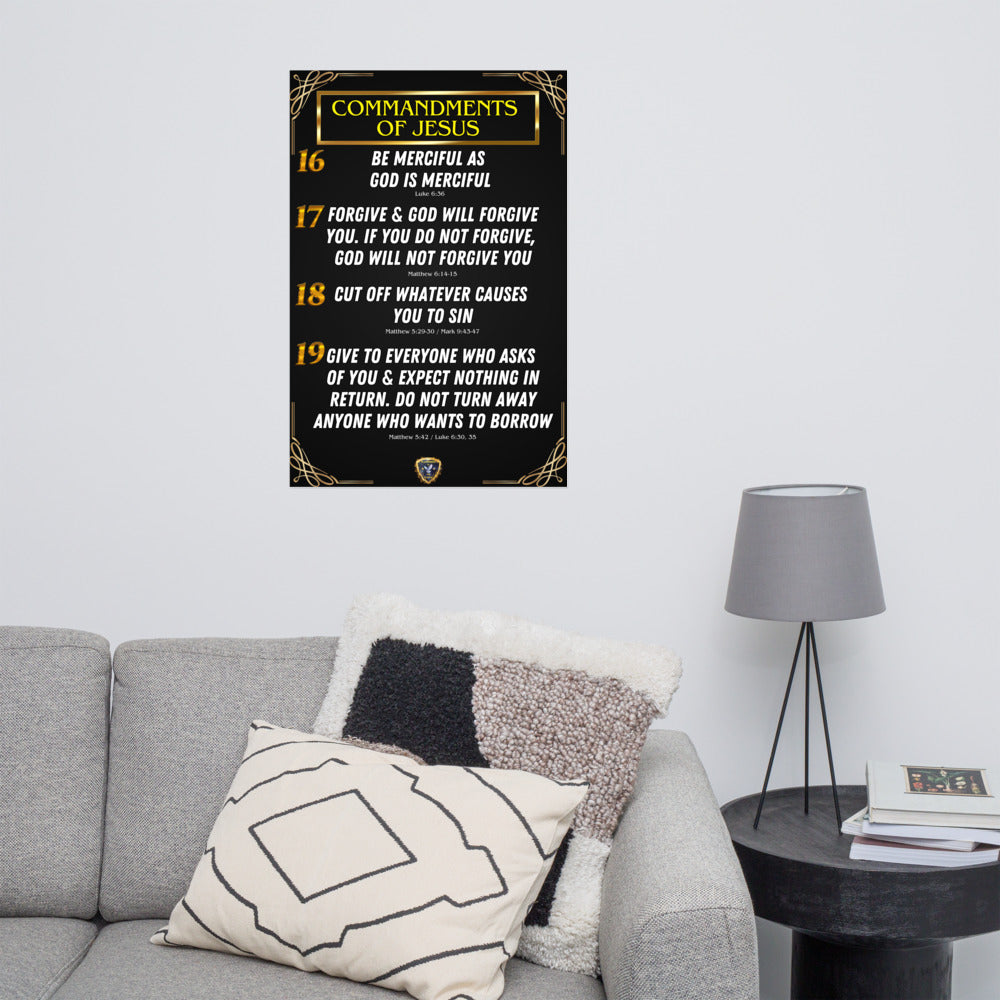 Commandments of Jesus Part 4 Poster