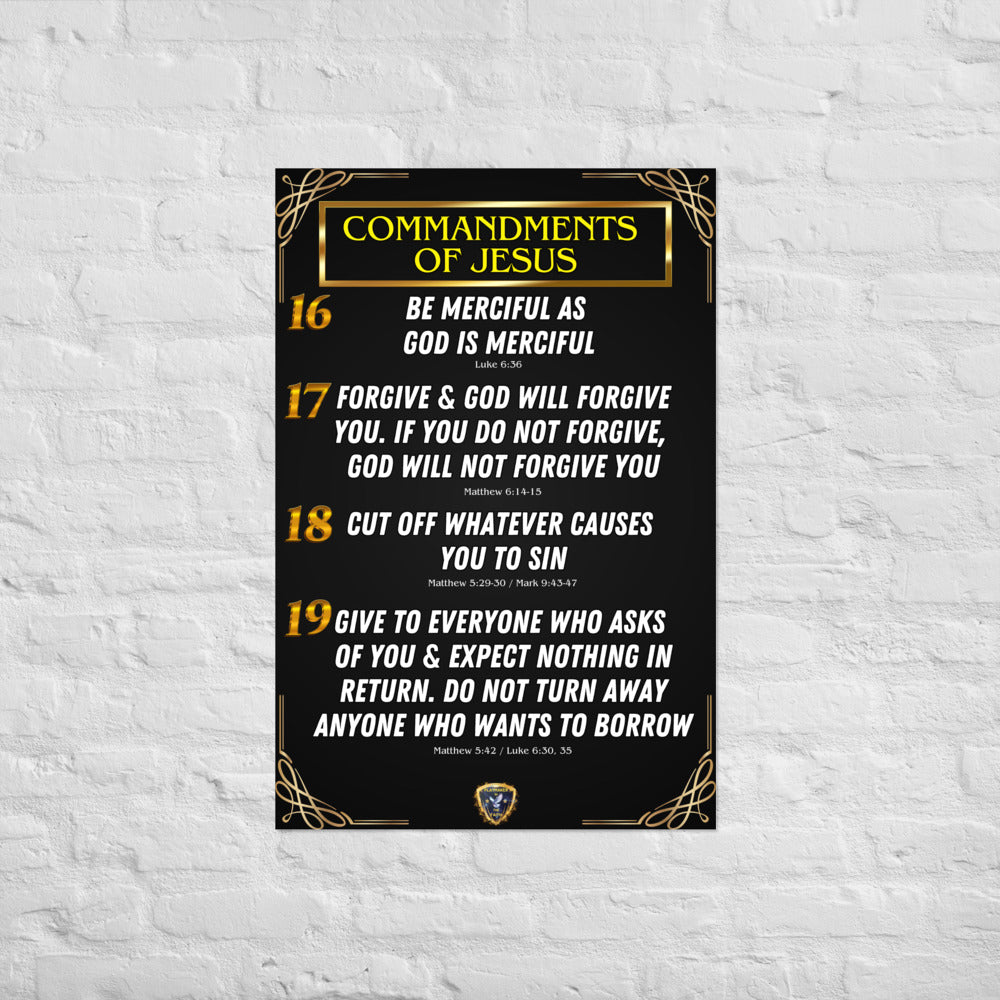 Commandments of Jesus Part 4 Poster