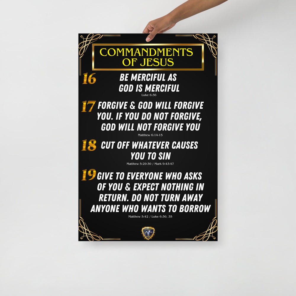 Commandments of Jesus Part 4 Poster