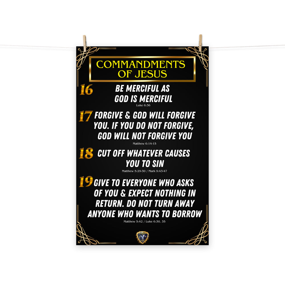 Commandments of Jesus Part 4 Poster