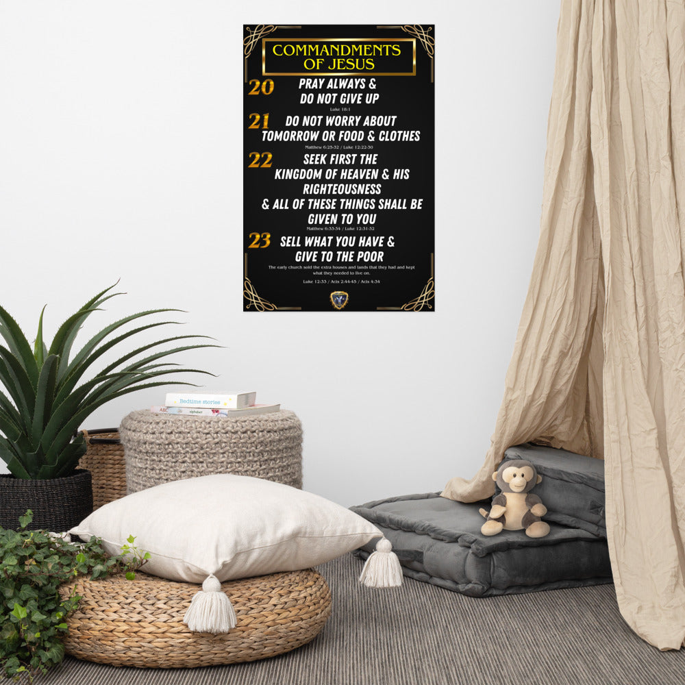 Commandments of Jesus Part 5 Poster