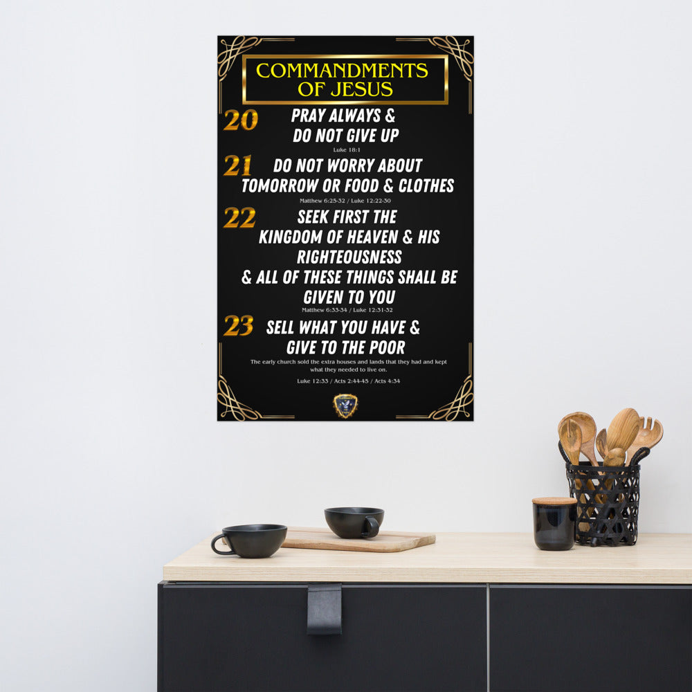 Commandments of Jesus Part 5 Poster