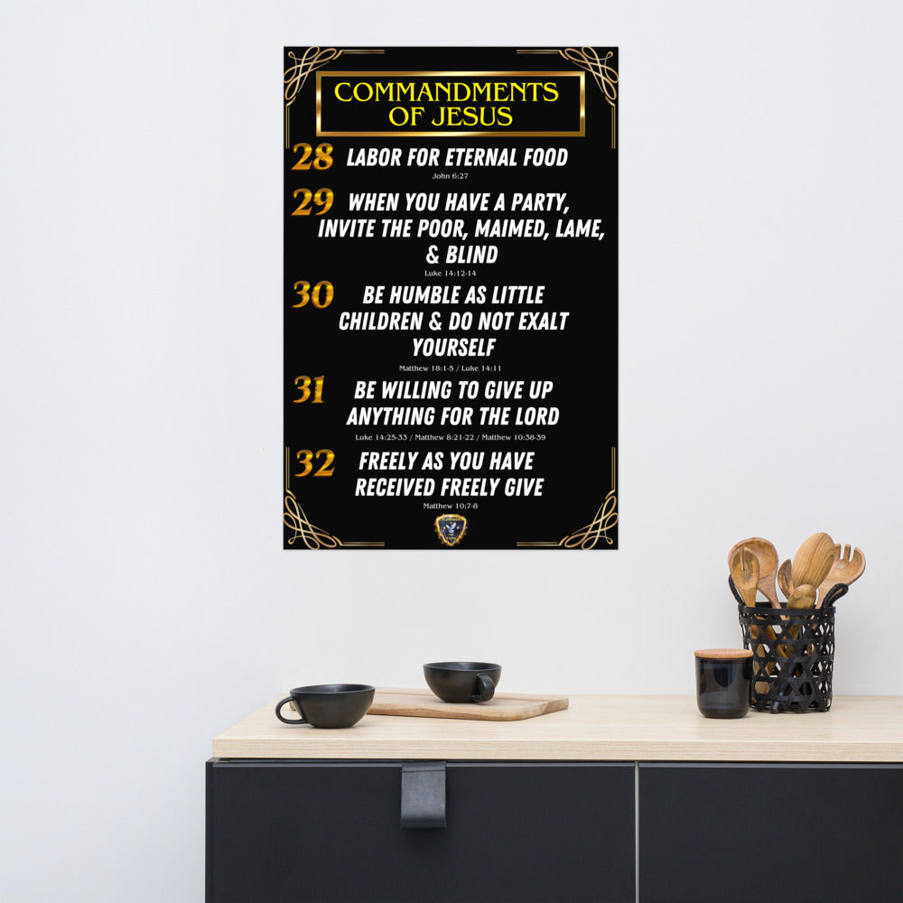 Commandments of Jesus Part 7 Poster