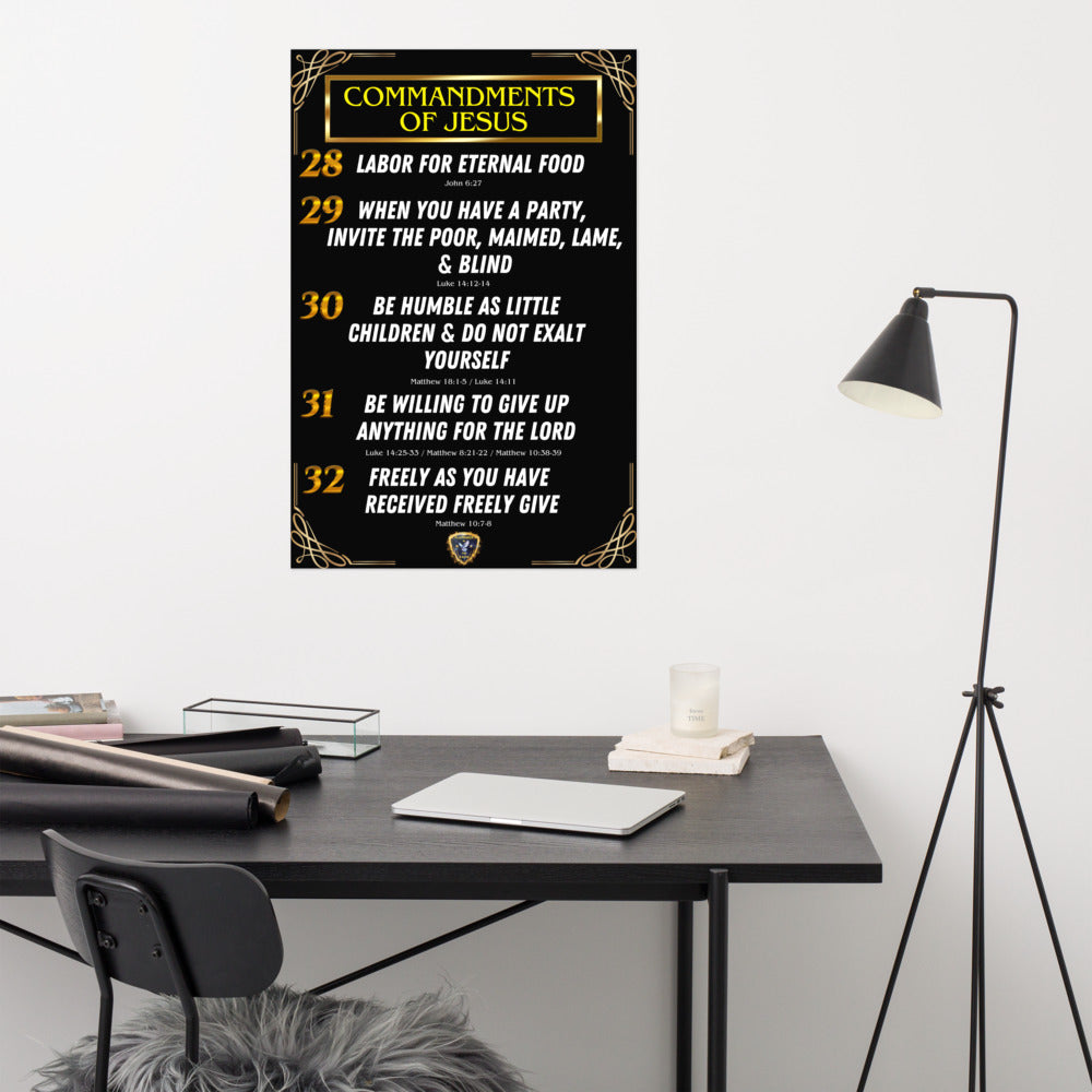 Commandments of Jesus Part 7 Poster