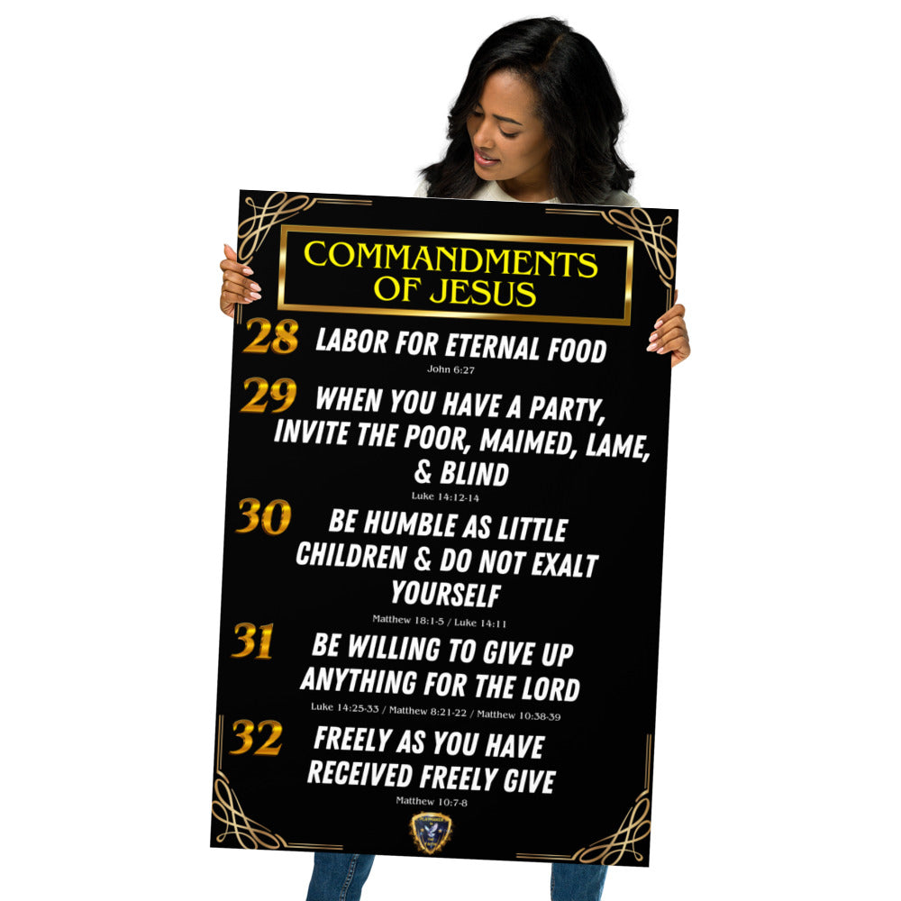Commandments of Jesus Part 7 Poster