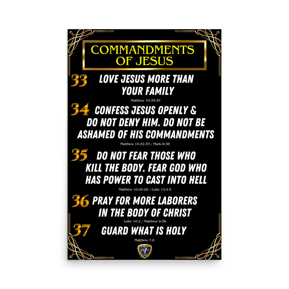 Commandments of Jesus Part 8 Poster
