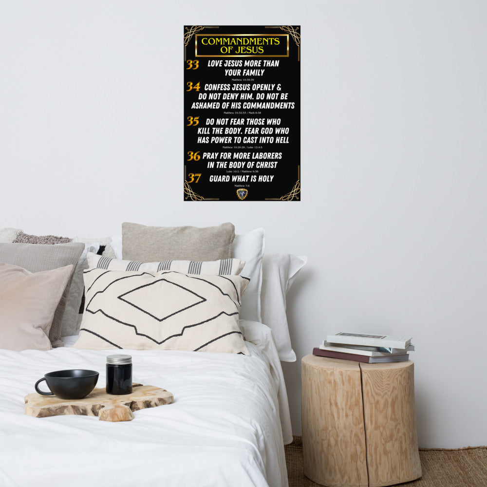 Commandments of Jesus Part 8 Poster