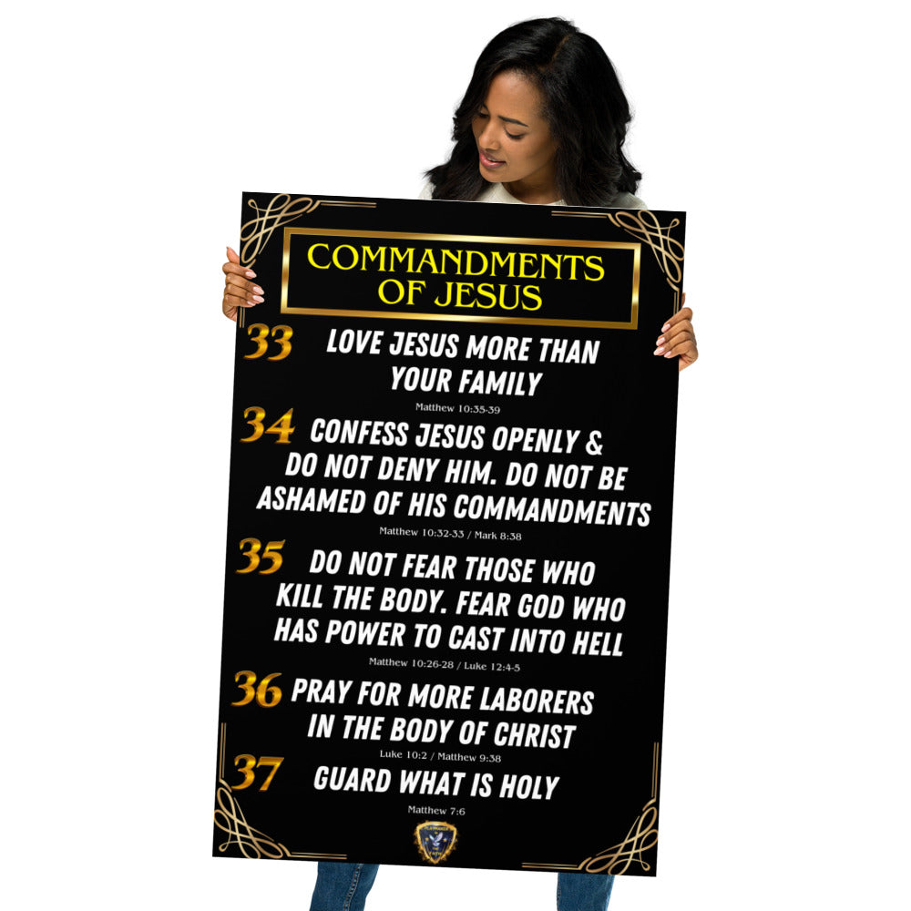 Commandments of Jesus Part 8 Poster