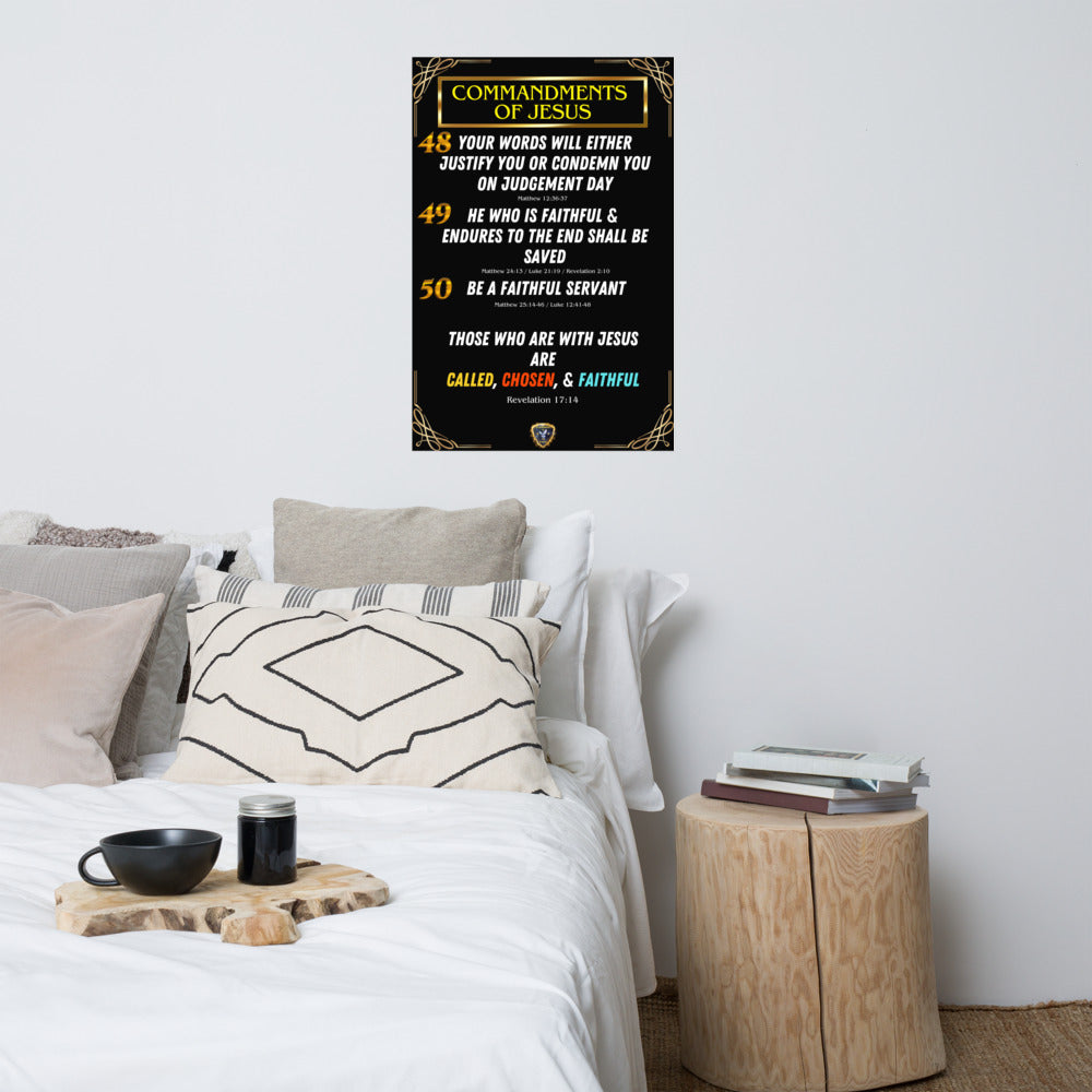 Commands of Jesus Part 11 Poster