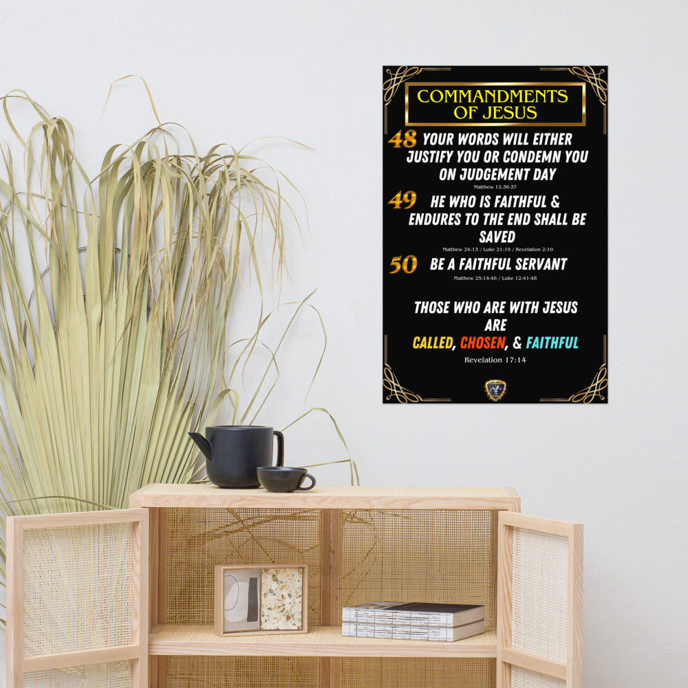 Commands of Jesus Part 11 Poster