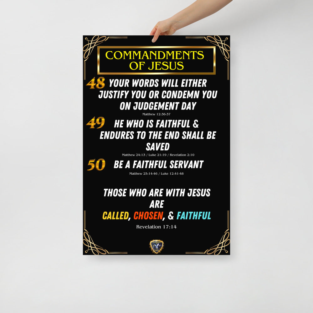 Commands of Jesus Part 11 Poster