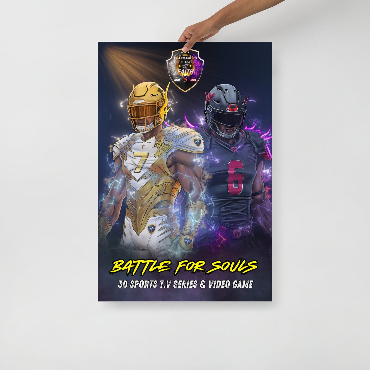 3D Sports T.V Series & Video Game Poster