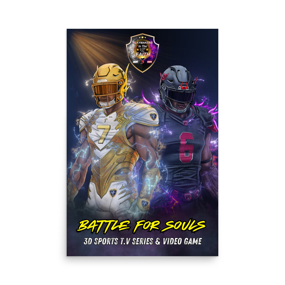 3D Sports T.V Series & Video Game Poster