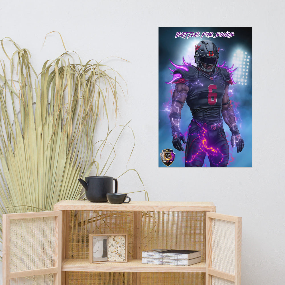 Playmaker In The Dark Football Level 2 Poster