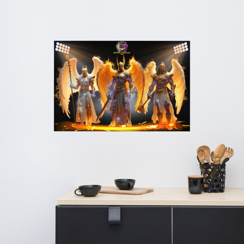Arch Angels Gabriel, Michael, & Uriel Poster