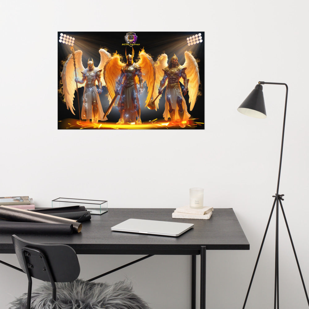 Arch Angels Gabriel, Michael, & Uriel Poster