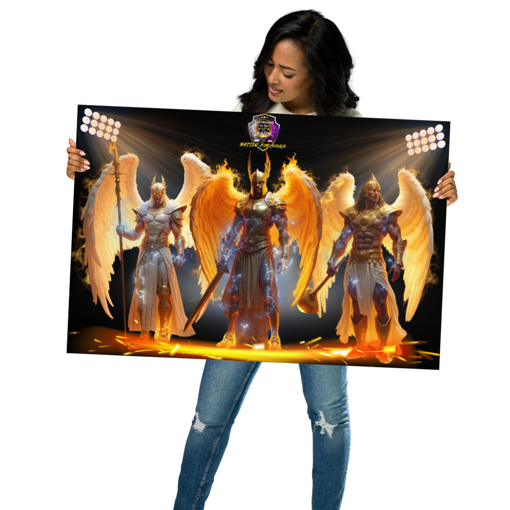 Arch Angels Gabriel, Michael, & Uriel Poster