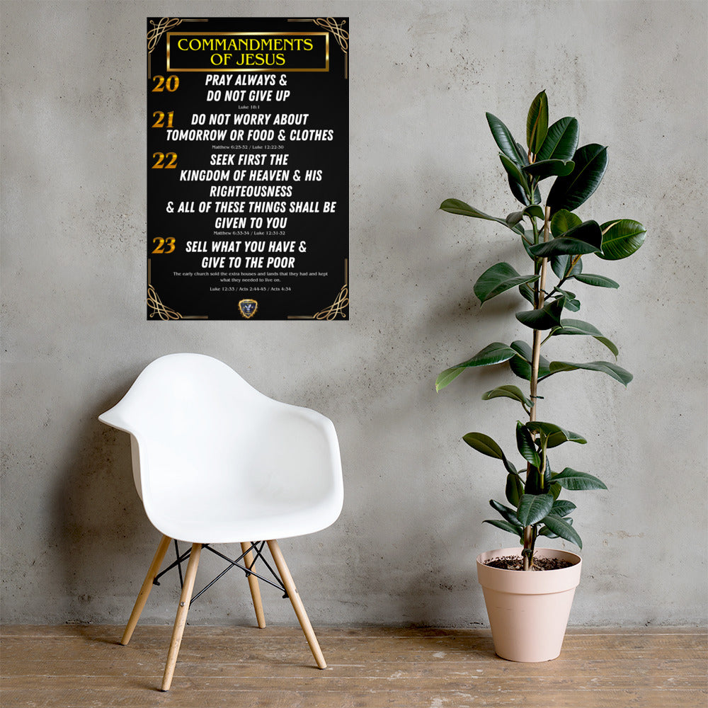 Commandments of Jesus Part 5 Poster
