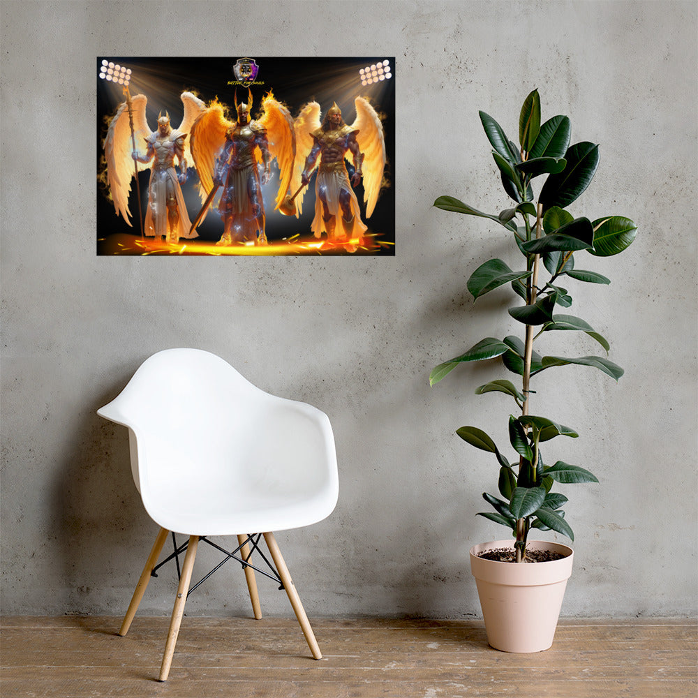 Arch Angels Gabriel, Michael, & Uriel Poster