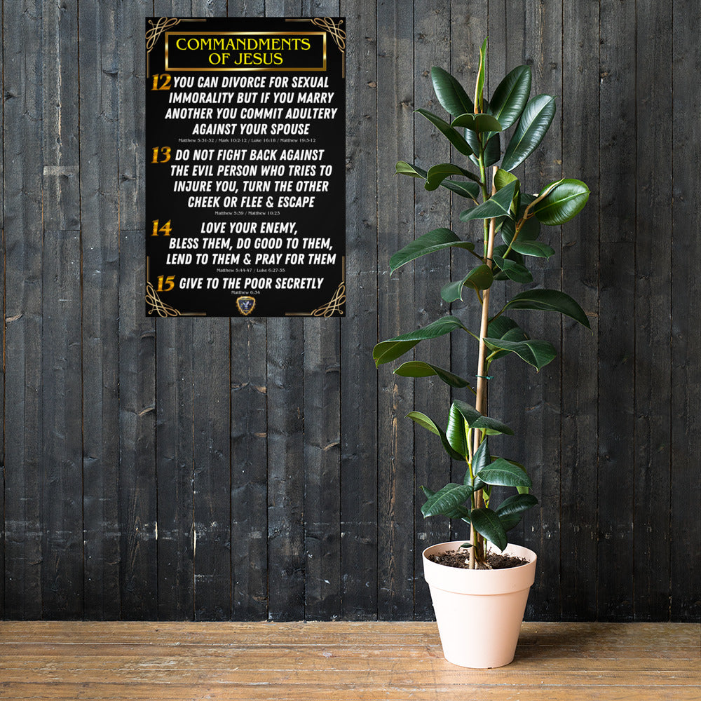 Commandments of Jesus Part 3 Poster