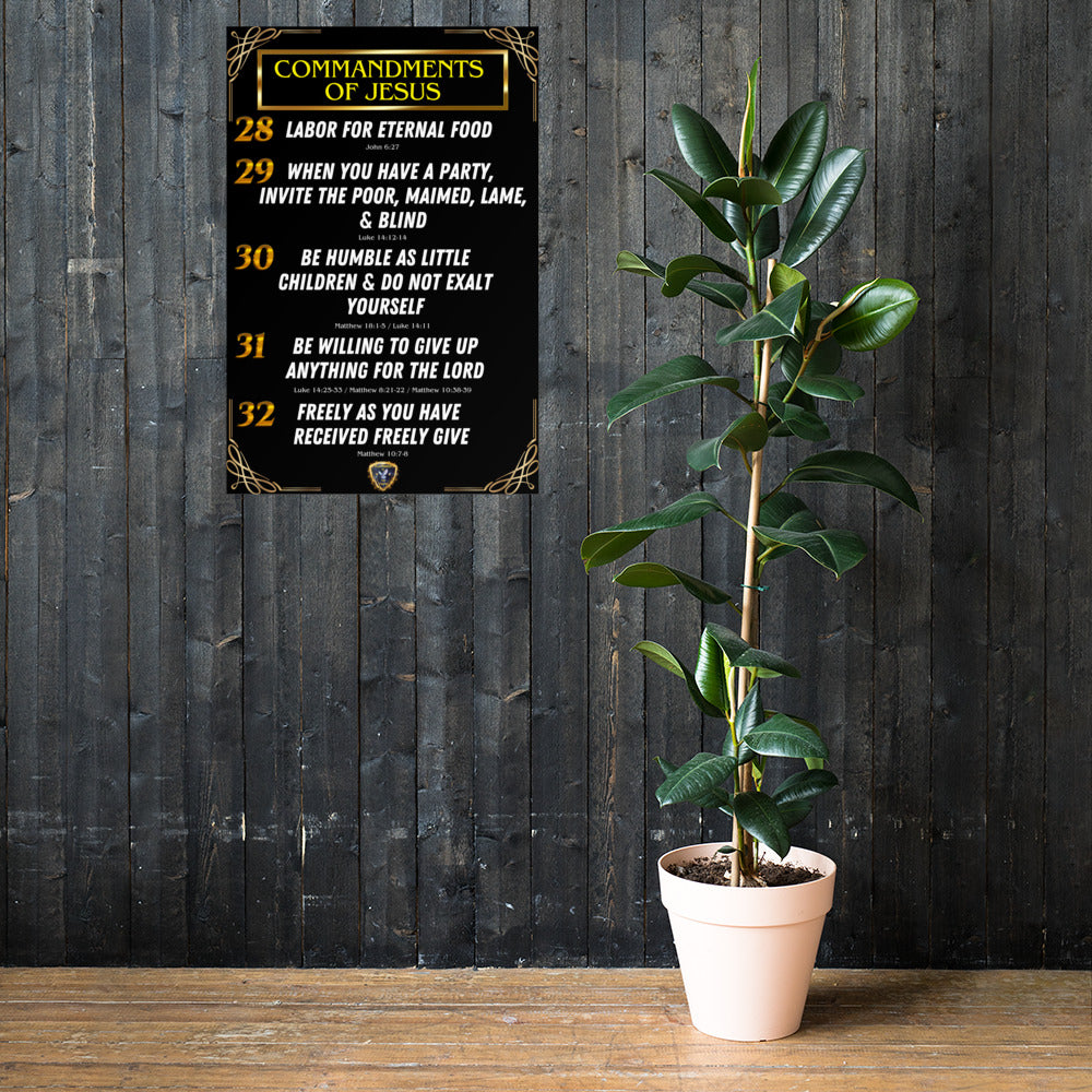 Commandments of Jesus Part 7 Poster