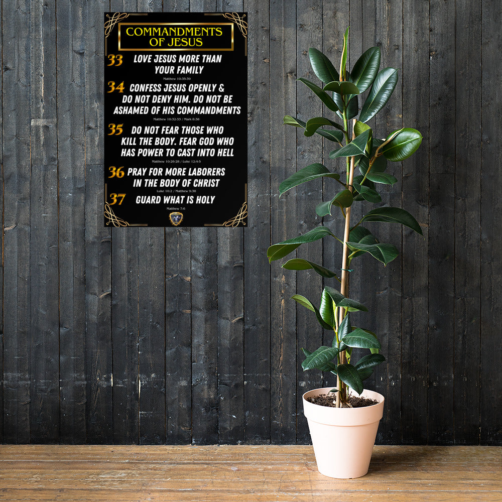 Commandments of Jesus Part 8 Poster
