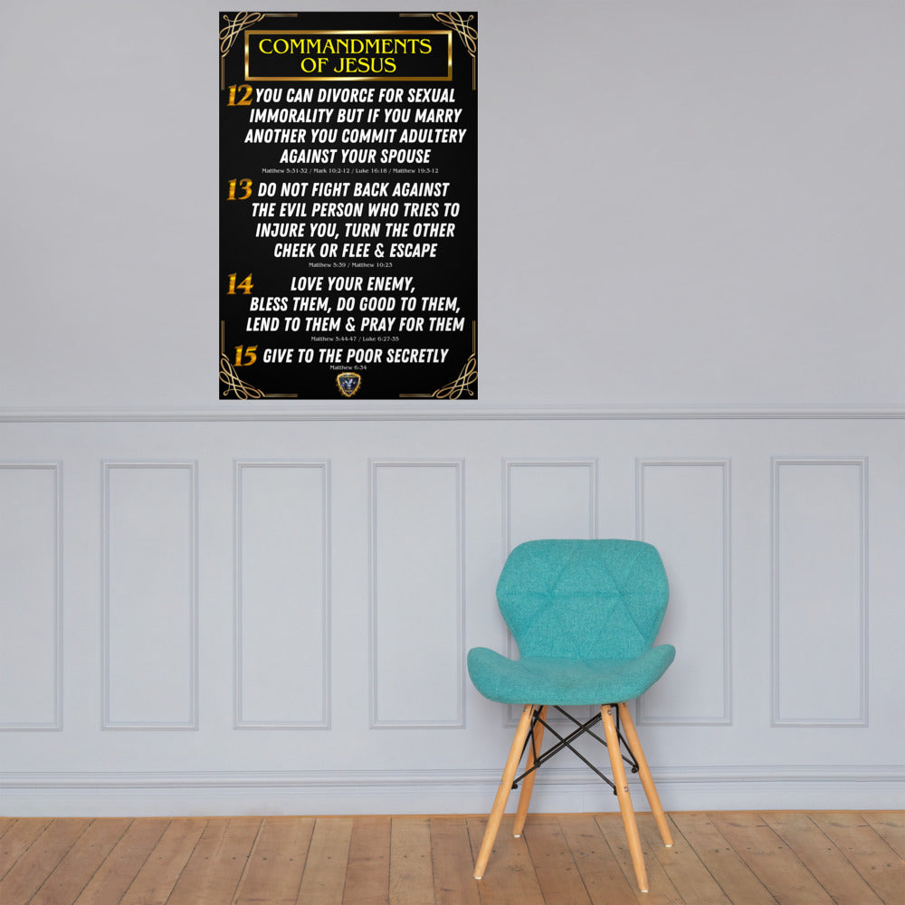 Commandments of Jesus Part 3 Poster