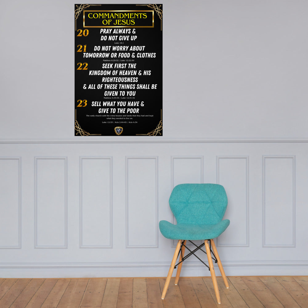 Commandments of Jesus Part 5 Poster